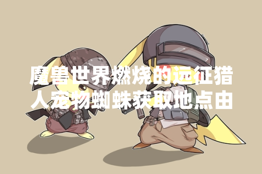 魔兽世界燃烧的远征猎人宠物蜘蛛获取地点由暴雪娱乐确认