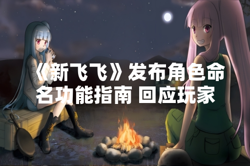 《新飞飞》发布角色命名功能指南 回应玩家取名需求