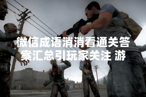微信成语消消看通关答案汇总引玩家关注 游戏厂商回应