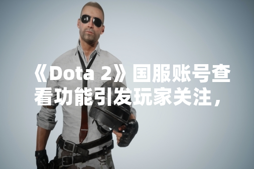 《Dota 2》国服账号查看功能引发玩家关注，游戏内查看方式明确