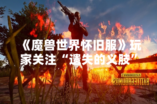 《魔兽世界怀旧服》玩家关注“遗失的义肢”任务物品获取方式