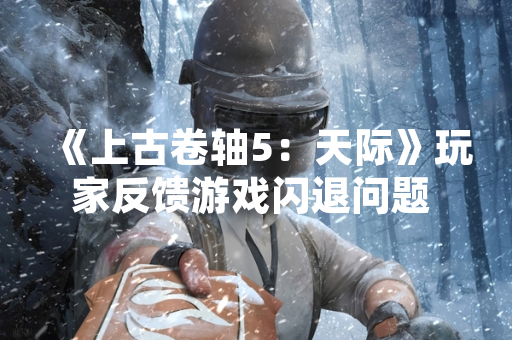 《上古卷轴5：天际》玩家反馈游戏闪退问题 Bethesda发布修复方案