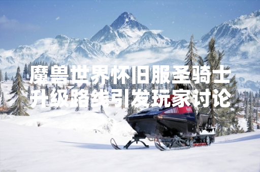 魔兽世界怀旧服圣骑士升级路线引发玩家讨论