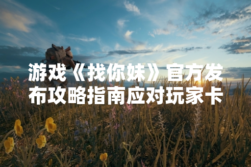 游戏《找你妹》官方发布攻略指南应对玩家卡关问题